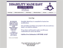 Tablet Screenshot of dmeasap.com
